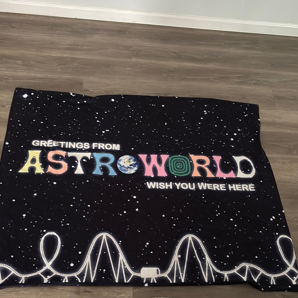 Astroworld Black Blanket/tapestry